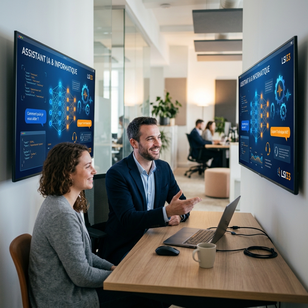 Accompagnement IA pour indépendants et petites entreprises avec LSI33